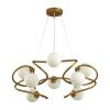 Люстра G9 8*40W SLOTA золотой/белый ODEON LIGHT
