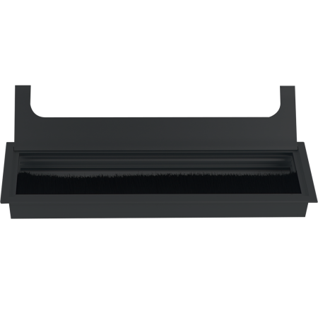 Donel Кабельный громмет (лючок) в стол, 280*80мм, цвет: черный