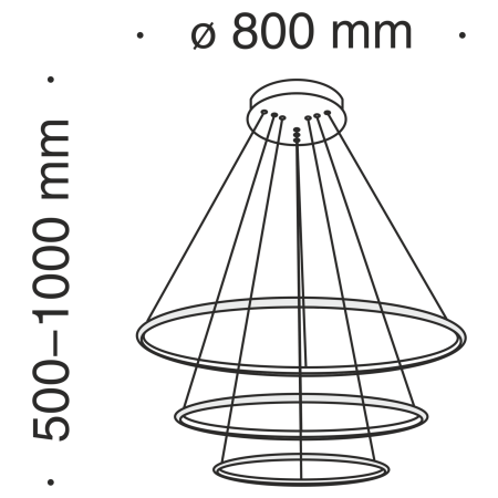 Подвесной светильник 110Вт 4100K Белый IP20 Nola MOD807-PL-03-110-W Technical