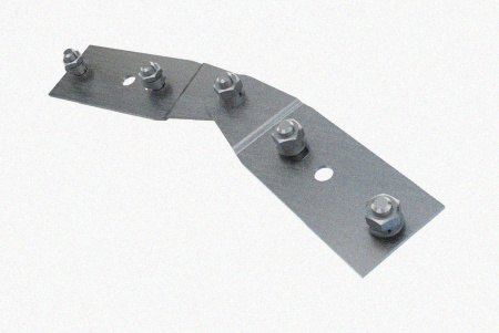 Соединитель шарнирный СШ.ЛМГх100 УТ1,5, нержавеющая сталь (марка 12Х18Н10Т) S1,5