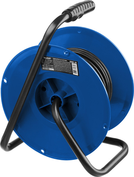 Силовой удлинитель на катушке ПВС 3х1.5 20м 3500Вт IP44, ПВС 315 ЗУБР