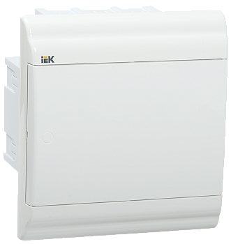 Корпус пластиковый ЩРВ-П-6 модулей встраиваемый белый/белая дверь IP41 PRIME IEK