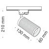 Светильник трековый 1*GU10 50Вт Черный IP20 Focus Design TR011-1-GU10-B Technical