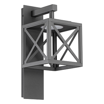 Ландшафтн.настен.св-к IP54 LED 4000K 10W 100-240V DANTELA темно-серый NOVOTECH