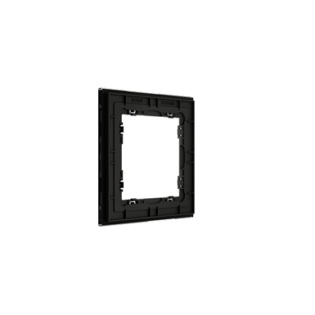 Рамка стеклянная Voltum S70 на 1 пост, (черный, стекло)