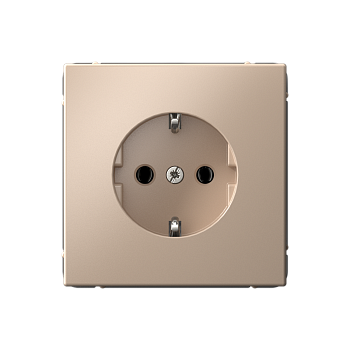 ARTGALLERY РОЗЕТКА с заземлением, 16А, механизм, ПЕСОЧНЫЙ Systeme Electric