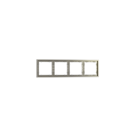 Рамка пластиковая Voltum S70 на 4 поста, (шелк)