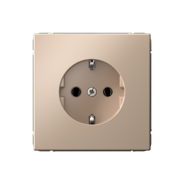 ARTGALLERY РОЗЕТКА с заземлением, 16А, механизм, ПЕСОЧНЫЙ Systeme Electric