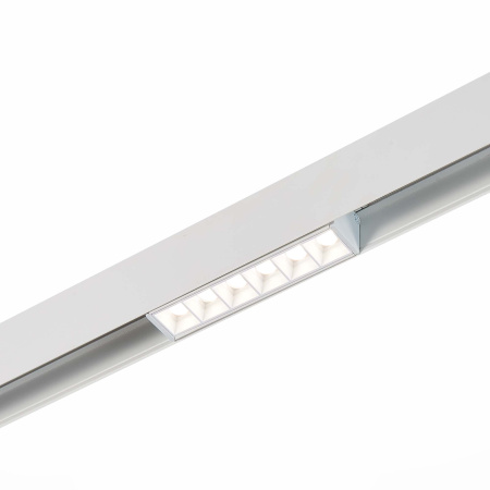 Магнитный трековый светильник белый LED 1*6Вт 4000К 532Lm Ra>80 36° IP20 L115xW22xH44 48В ST361.546.06 ST LUCE