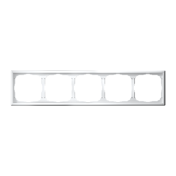 ARTGALLERY 5-постовая РАМКА, универсальная, БЕЛЫЙ Systeme Electric