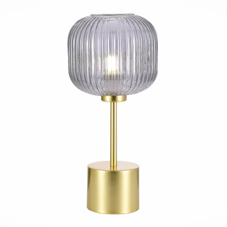 Прикроватная лампа Латунь/Дымчатый E27 1*60Вт SL1154.304.01 ST LUCE