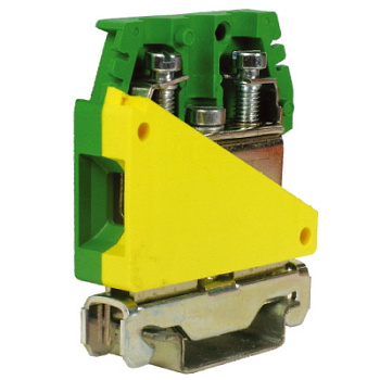 TE.16/O, зажим для заземления желт.зелен 16 кв.мм DKC