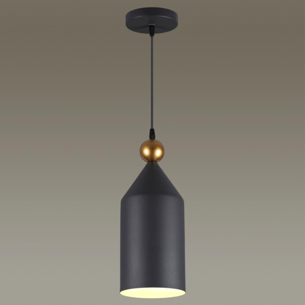 Подвес Е27 1*40W BOLLI темн.серый/золотой B ODEON LIGHT