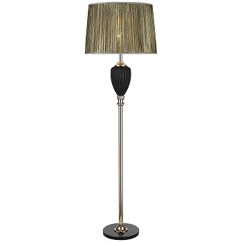 Торшер Золото, Черный/Коричневый E27 1*60Вт WE705.01.305 WERTMARK