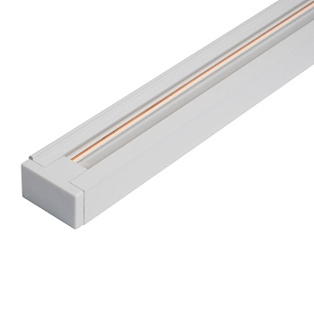 Шинопровод белый 2м PTR 2M-WH с токоподводом и заглушкой Jazzway