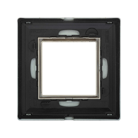 Рамка из металла, "Avanti", светло-серебристая, 1 пост (2 мод.) DKC