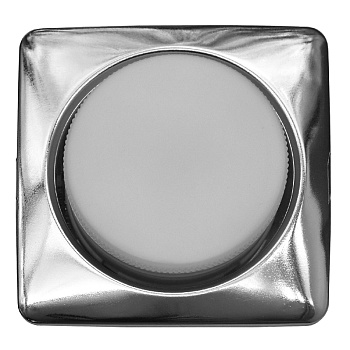 Светильник встраиваемый GCL-GX53-H38-C ХРОМ КВАДРАТ ОБЪЕМНЫЙ General