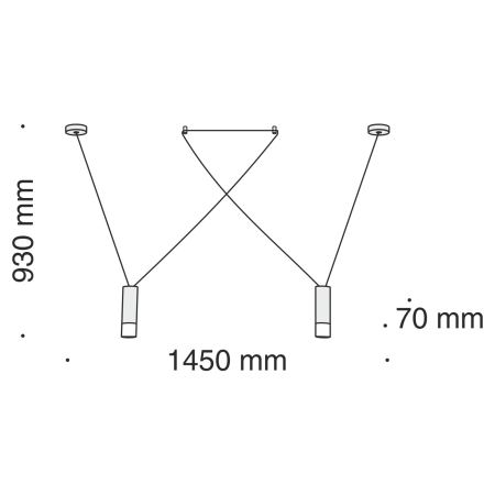 Подвесной светильник 2*G9 6Вт Белый IP20 Davida MOD035PL-02W Technical