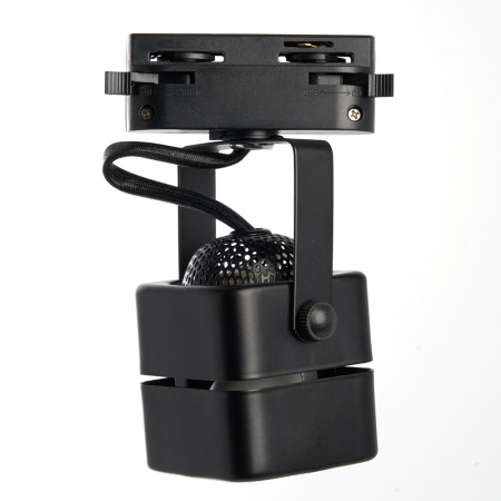 Светильник Feron AL190 трековый однофазный на шинопровод под лампу GU10, черный