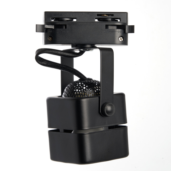 Светильник Feron AL190 трековый однофазный на шинопровод под лампу GU10, черный