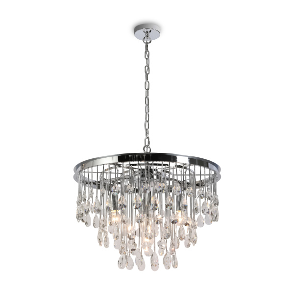 Подвесной светильник 5*E14 40Вт Хром IP20 Linn MOD091PL-05CH Maytoni