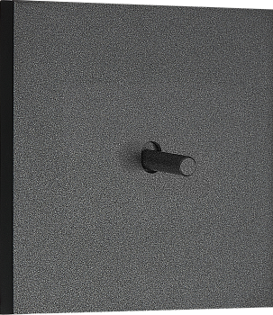 Donel N96 Переключатель перекрестный (с 3-х мест) на 1 тумблер, Цилиндр, 10AX 250V, Черный, серия DT