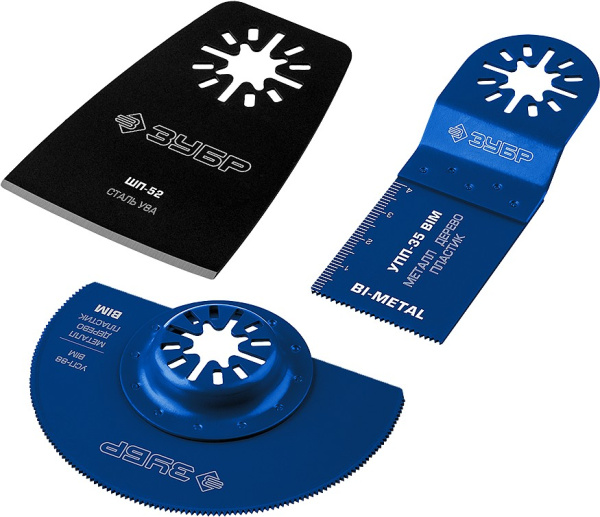 Набор насадок для реноватора, 3 предм., Профессионал, НР-3 ЗУБР