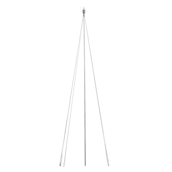 Мачта молниеприемная L=6м, D=40мм с оттяжками St PROxima EKF