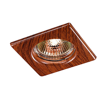 Встр.НП св-к IP20 GX5.3 50W 12V WOOD красное дерево NOVOTECH