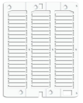 Маркировка для провода, жесткая, для трубочек. 4х23мм. Белая DKC