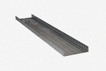 Лоток глухой ЛМГ 400х150х2000 У3, окрашенный, S1,5