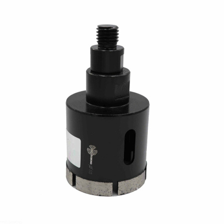 Коронка алмазная по керамограниту 55 мм Серебряная пайка GCB766 Trio-Diamond