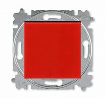 Levit Механизм выключателя СУ 1 кл 10А красный/дымчатый чёрный IP20 ABB