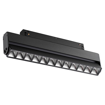 Трековый св-к для низков.шинопровода IP20 LED 4000K 12W 48V FLUM черный B NOVOTECH