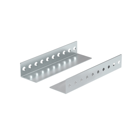 Уголок для тяжелого оборудования, глубина 253 мм для напольных 19" IT-корпусов ДКС серии CQE глубиной 600 мм, 2 шт. DKC