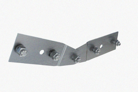 Соединитель шарнирный СШ.ЛМх150х1,5 УТ1,5, оцинкованный лист, S1,5