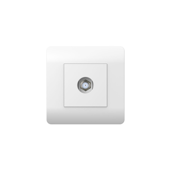 Розетка антенная одиночная SAT коннектор, белый NEW3-E CHINT Розетка антенная одиночная SAT коннектор, белый NEW3-E CHINT