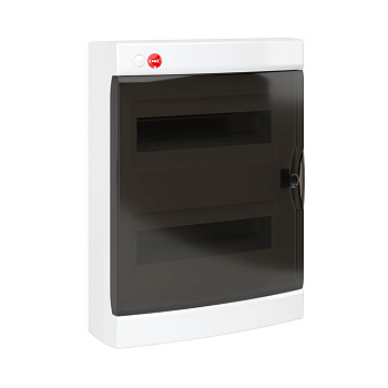 ЩРн-П-24, IP41, белый, с клеммным блоком 2х87508 и замком DKC