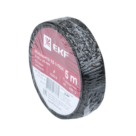Изолента ХБ 1-ПОЛ 20мм/5м (70г) PROxima EKF
