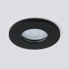 Влагозащищенный точечный светильник GU10 черный матовый IP44 (a053360) Elektrostandard