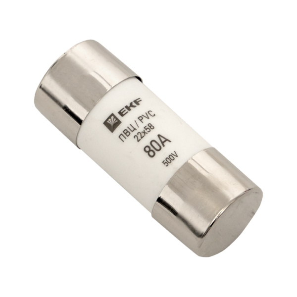 Плавкая вставка цилиндрическая ПВЦ (22х58) 80А PROxima EKF