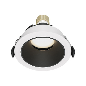 Встраиваемый светильник 1*GU10 10Вт Бело-черный IP20 Downlight DL051-U-1WB Technical Maytoni