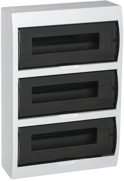 Корпус пластиковый ЩРН-Пк-45 IP41 белый KREPTA 3 IEK