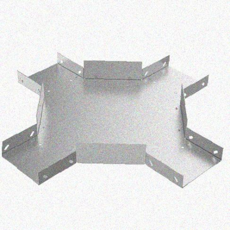 Лоток крестообразный замковый глухой КМЗГ 600х80 УХЛ1, горячее цинкование, S1,5