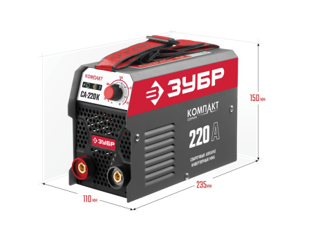 Сварочный аппарат инверторный, 220 А, (B) ЗУБР Сварочный аппарат инверторный, 220 А, (B) ЗУБР