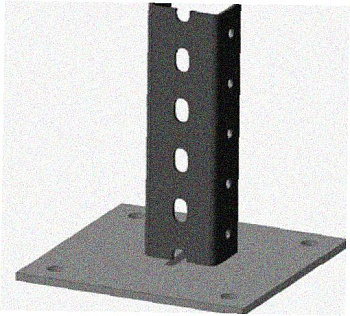 Стойка напольная (потолочная) СНП520 УХЛ1,горячее цинкование, S2,5