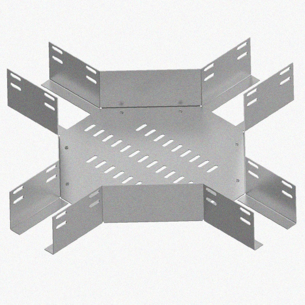 Лоток крестообразный глухой КМГ 100х50 У3, окрашенный, S1,5