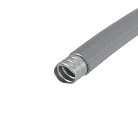Металлорукав DN 26мм в гладкой EVA изоляции, Dвн 26,5 мм, Dнар 34,0, 25 м, цвет серый DKC
