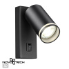Св-к накл.настенный IP20 GU10 9W 220V ULAR черный NOVOTECH