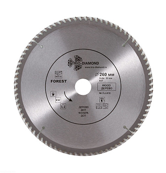 Диск пильный 260*30*80Т FLL810 Trio-Diamond